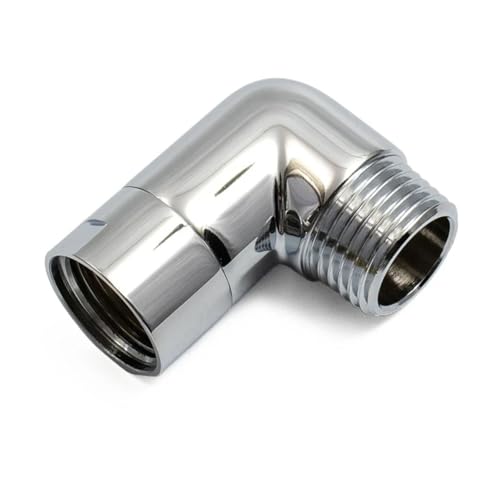 GUYTRM Adaptador de codo de ducha, extensión de brazo de ducha, conexiones G1/2, conector de ducha, boquilla de rociador de baño duradera, accesorios lingli(B)