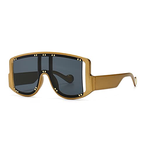 Lunettes de soleil femmes anti-éblouissement avec monture à grande trame protectrice