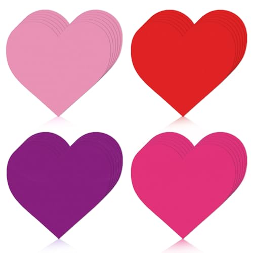 180 Pcs Paper Hearts Heart Shaped Cutouts 3.5 Inch Valentines