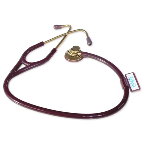 Image of Fidelis Healthcare Single Head Cardio Gold Cardiology Stethoscope for Doctors, Medical Professionals & Students | Premium Acoustic Chestpiece, Lightweight Flexible Tube Clinical Gear