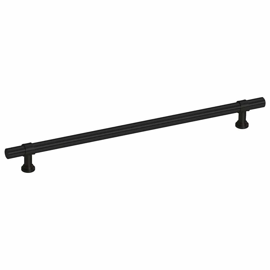 Tiradores para muebles (5 unidades, acero inoxidable, 224 mm de distancia entre orificios, para cocina, baño, salón, pasillo, perchero, persiana duradera con recubrimiento en polvo)