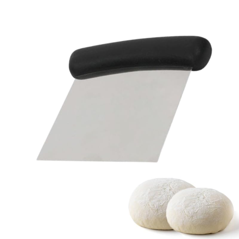 Raschietto Da Cucina Virsus In Acciaio Inox - 11x8.5 Cm Per Impasti, Pizza E Pane - Foto 12