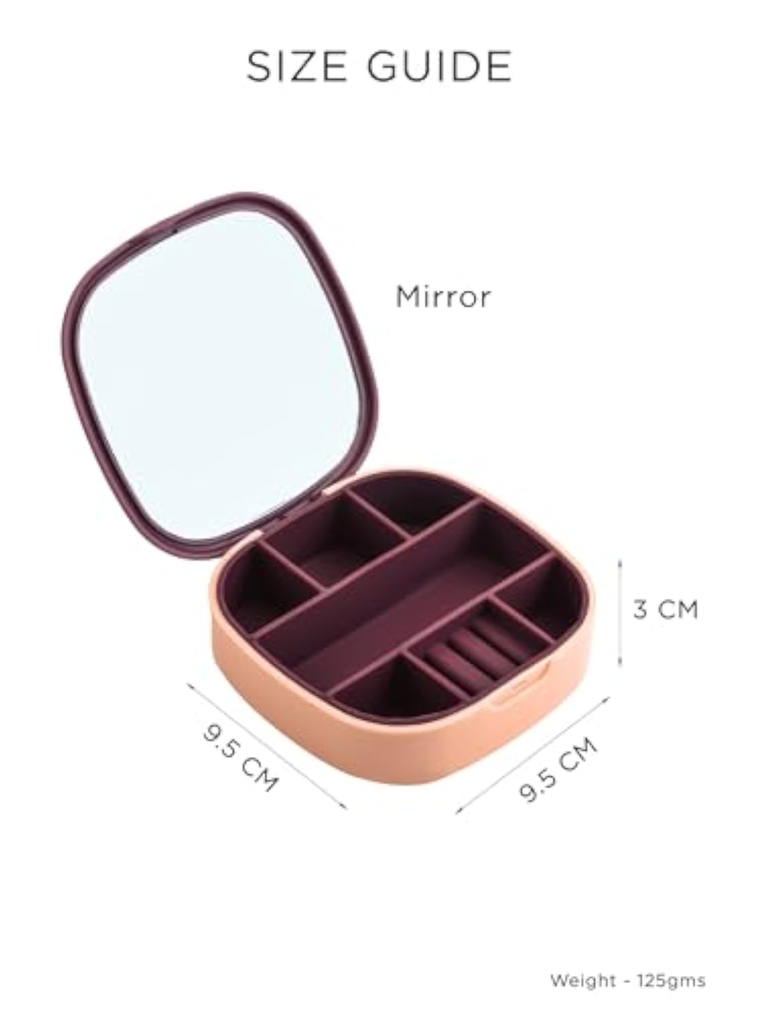 Plastic Jewellery Organiser Storage Box, Wedding Gift