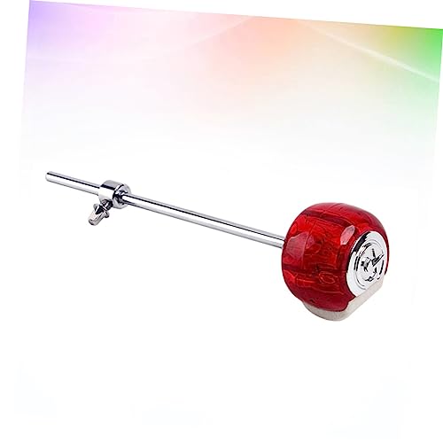 Vaguelly baqueta para bombo con mango metálico y fieltro rojo miniatura 6