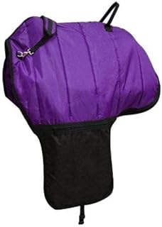 Heavy Quilted Nylon Saddle Carrier (Purple)