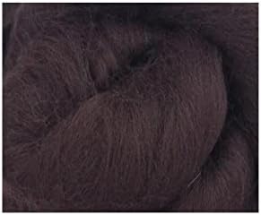 Dark Brown Merino Wool Roving / Tops - 50g. Yarn Great for Wet Felting / Needle Felting, and Hand Spinning Craft Projects.