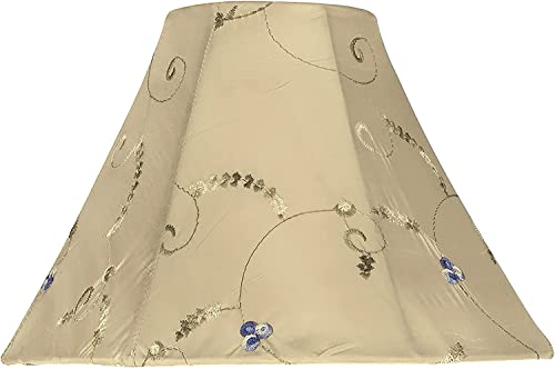 Image of Aspen Creative 58026A, Bell Uno Lamp Shade, Jonquil Gold, 4 inch Top x 10 inch Bottom x 7 inch Slant Height, Slip UNO 33mm