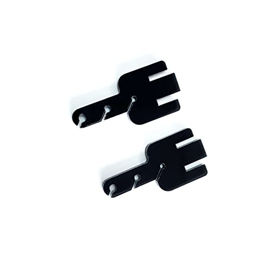 JILINWEI 2Pcs Knitting Machine Tensioner Accessories, Removable Yarn Tensioner Adapters with Tearable Kraft Protective Paper, Tension Rods for Addi Knitting Machines, Black by JILINWEI - Image 7