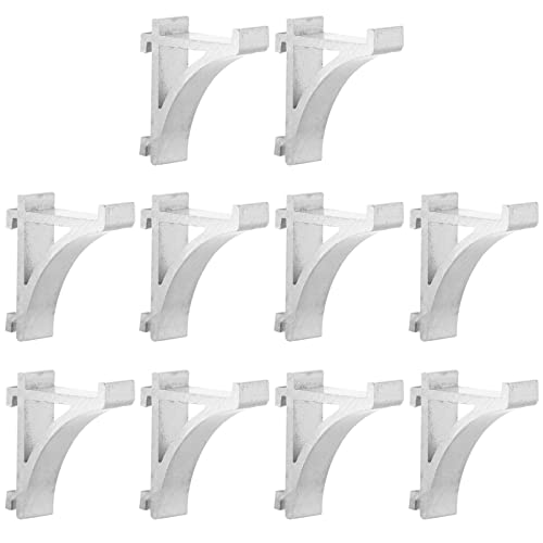 Angoily 10 Stücke Gefrierfach Kühlregal Klammer Kühlschrankklemme Kühlschrank Clip Clips Aluminium Kühlschrank