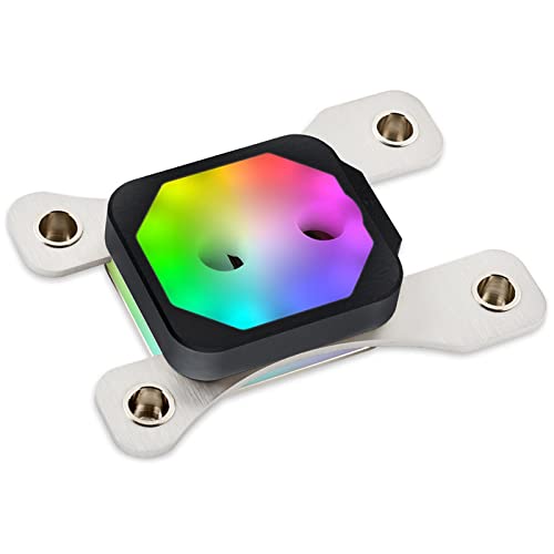 Aqua Computer cuplex kryos NEXT RGBpx AM4/3000/5000 - Acetal + 925 Silber, schwarz