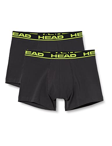 Head Basic Boxer 2P - C: Black/Grey / Yellow_ T: XL