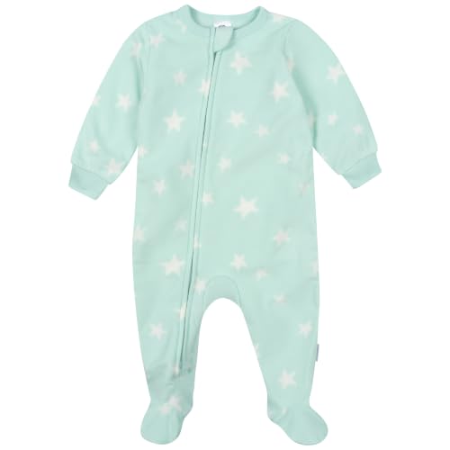 Image of Gerber Baby Girl & Toddler 2-Pack Loose Fit Fleece Footed Pajamas