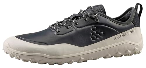 Image of Vivobarefoot Men's Tracker Leather All Terrain Low Hiking Shoe