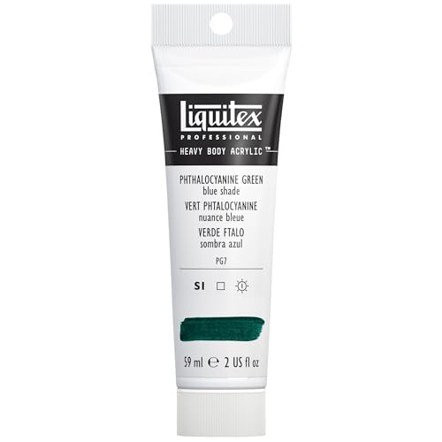 Image of Liquitex Professional Heavy Body Acrylic Paint, 2-oz Tube, Phthalocyanine Green (Blue Shade)