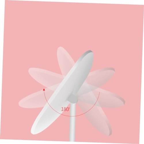 Miroir cosmétique tactile à luminosité réglable pour table