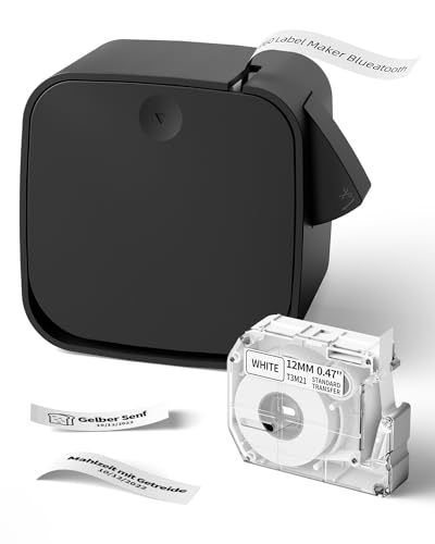 BeatCat Mini Etikettendrucker Bluetooth - Tragbarer Thermo Drucker Für Zuhause & Büro