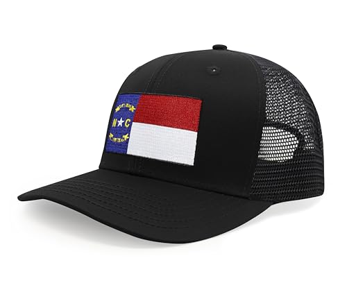 Image of International Tie State Hat for Men and Women, Adjustable Snapback Trucker Baseball Cap with Embroidered Patch