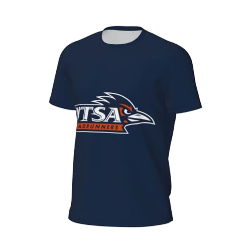 UTSA Roadrunners Men's Crew Neck T-Shirt, Dry Moisture Wicking, Breathable Mesh Short Sleeve2