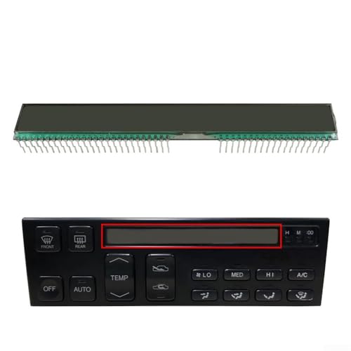 Pantalla de control climático Lexus LS400 para reparar dígitos borrosos 3