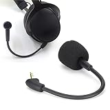 Zapasowy Mikrofon do Gier 3.5mm Jack, Wymienny Mikrofon Zestawu Słuchawkowego z Redukcją Szumów do Kingston Cloud Mix, Naprawa Mikrofonu Zestawu Słuchawkowego Części i