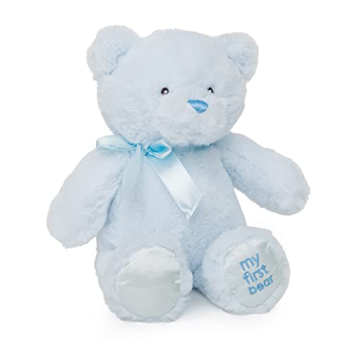 Jolitee My First Bear Stuffed Animal - Blue Plush Bear 10