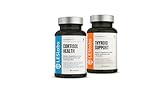 LES Labs Cortisol and Metabolic Health Support Duo – Supplement for Cortisol Balance and Thyroid Support – 60 + 60 Capsules