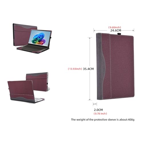 Funda para Laptop ASUS Zenbook S16 16" PU Cuero Roja miniatura 3