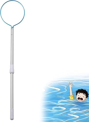 Crochet de sauvetage pour piscine familiale pour sécuriser la baignade des enfants et adultes