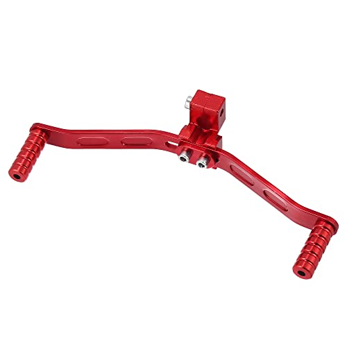 Motoforti Motocicleta Doble Vía Marcha Cambio Palanca Reposapiés Pedal Cambio Rojo Cover