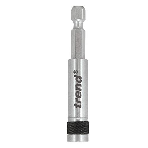 Image of Trend Snappy 66mm Micro Diameter Magnetic Bit Holder, 25mm Bit Holder with Chuck Retention, Centrotec Compatible, SNAP/BH/M