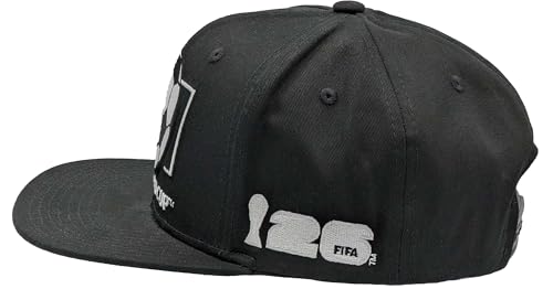 Gorra negra ajustable Outerstuff FIFA 2026 miniatura 3
