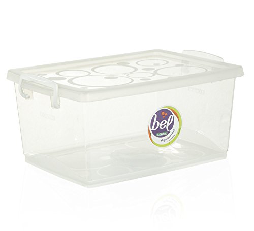 Organizador com Trava, 4L, Cristal, Ordene