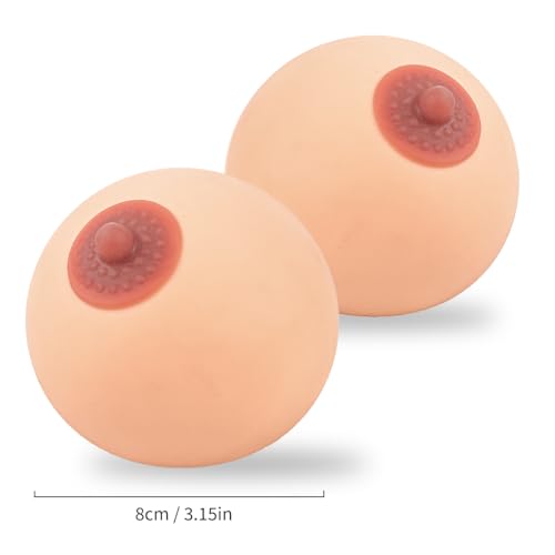 Pandahero 2 Pack Squishy Stress Balls – Funny Gifts for Adults, Perfect for Him