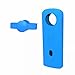 for Ricoh Theta SC2 360 Panoramic Camera Shockproof Protective Case Camera Accessories Silicone Case with Lens Cover Silicone Protector (Blue)