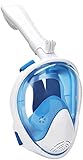 Duikmaskers Snorkelmasker voor kinderen Full Face 180° panoramisch zicht anti-condens anti-lek veiligheidsnorkel met afneembare actiecamerahouder