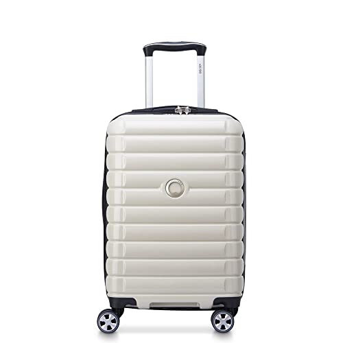 DELSEY PARIS - Shadow 5.0 - Valise Cabine Rigide - 55x35x28 cm - 43 litres - S - Ivoire