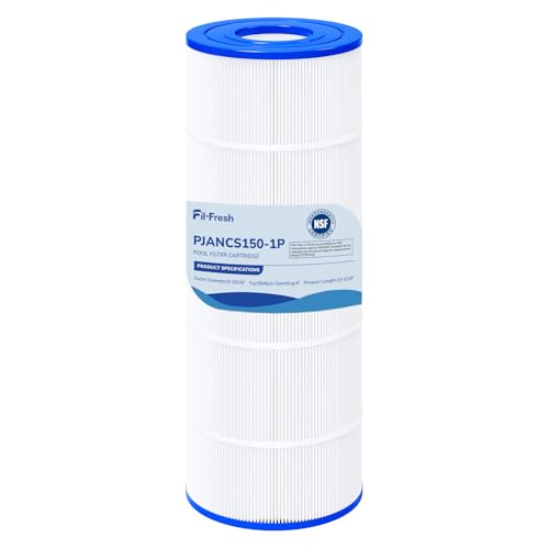 Fil-fresh CS150 Pool Filters Cartridge Compatible with Jandy CS150 Replaces Jandy R0462300 Pleatco PJANCS150 PXST150 Hayward CCX1500RE 150 sq. ft 1-Pack