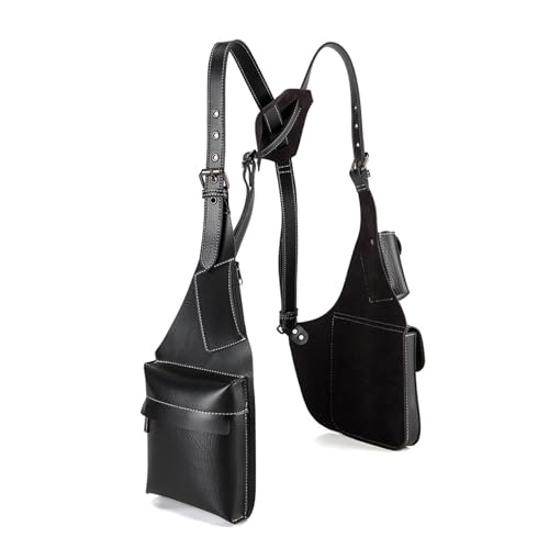Holster en cuir rétro avant-bras aux finitions historiques soignées