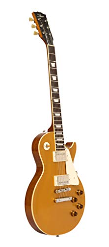 Tokai ULS129 GT Love Rock Guitare électrique avec étui, plateau doré - Les Beatles, Paul McCartney, John Lennon, RIngo Starr, George Harrison Tokai ULS129 GT Love Rock Guitare électrique avec étui, plateau doré