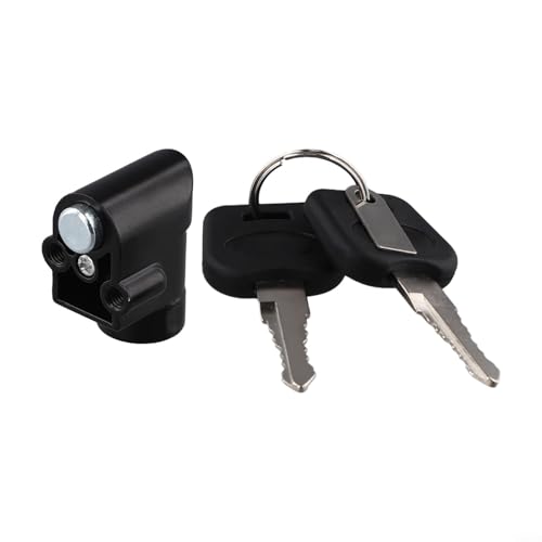 Power Lock & Key für Batteriegehäuse, geeignet für 1 und 2 E-Bike-Akkus (11 mm)