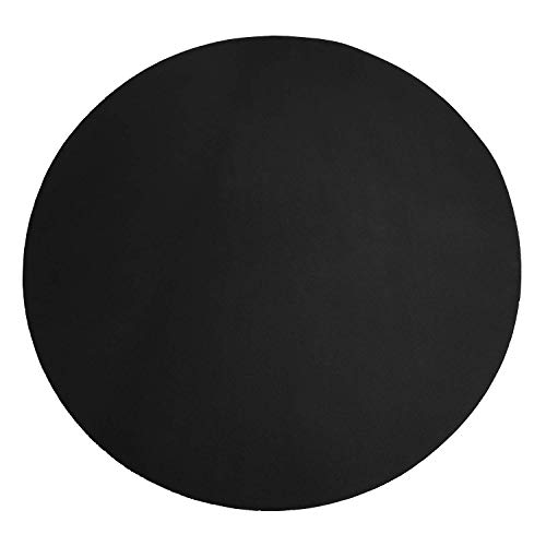 XCEL Round Grill Mat Guard Neoprene Rubber Grill Mat - 32' Round | Durable Protection for Patio and Outdoors | Easy-Clean BBQ Splatter Mat
