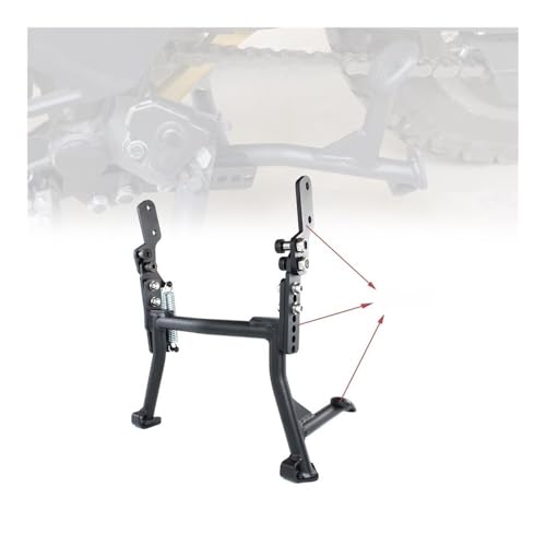 Béquille centrale moto noire support latéral KLR650 2022-2023