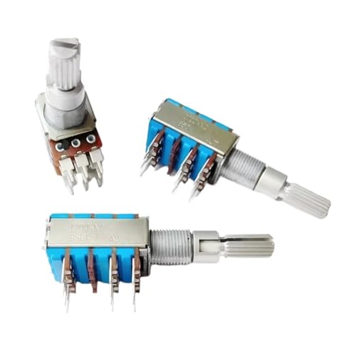 ZLLTOMKKQ 2PCS �f���A�����f���A������ 2 C100K 1 B50K �{�����[���|�e���V�����[�^�[ 12�^�C�v