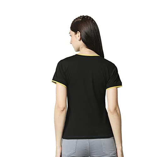 Image of Bewakoof Half Sleeve Plain Rib T-Shirt