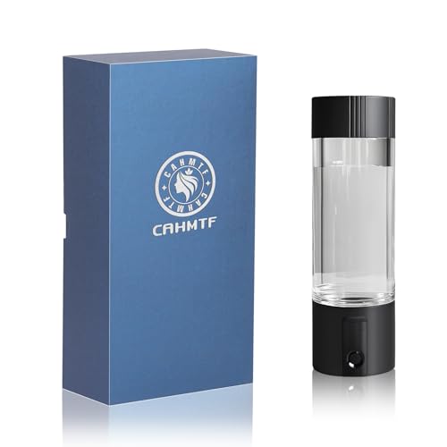 【CAHMTF】水素水生成器 ポータブル水素水杯 高濃度水素水を手軽に (黒(くろ))