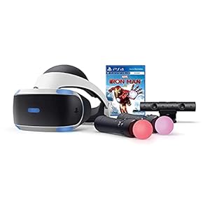 PlayStation VR Marvel’s Iron Man VR Bundle, Compatible with PS4 & PS5: VR Headset, Camera, Move Motion Controllers (Renewed)