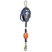 3M DBI-SALA Smart Lock Edge Self Retracting Lifeline 3503880, Galvanized Cable, Steel Swivel Snap Hook, 20 ft, Class 2