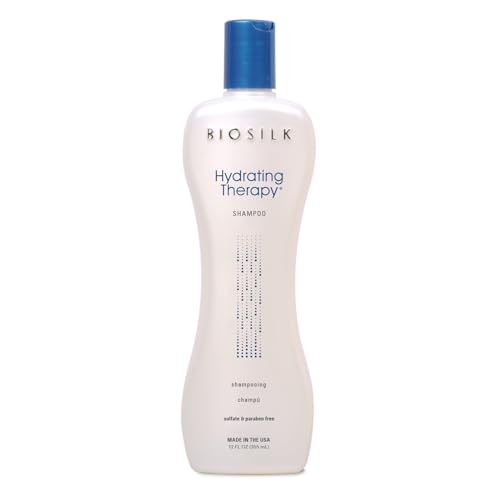 BioSilk Hydrating Shampoo, Replenishes Hair Moisture For Strong, Smooth Hair, Sulfate, Paraben, & Cruelty-Free, 12 Oz