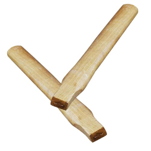 Happyyami 1 Set Maniglia Arciere Martello in Titanio Spaccata Da Campeggio Manico D' Raccordo Per Degli Strumenti Per La Lavorazione Del Legno Di Legno 2 Pz