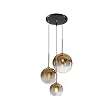 √ Einfach zu installieren, industrielle Retro-Stil Klarglas Deckenleuchte Schatten Pendelleuchte, klassische Form und Design
